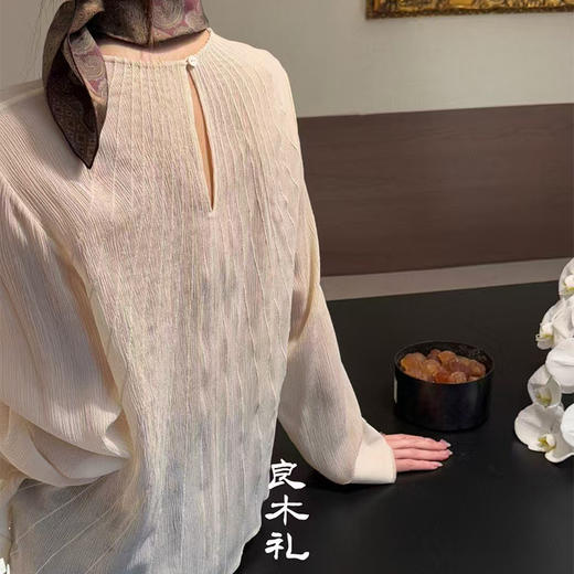 良木礼醋酸缎面醋酸高腰半身裙（TW053） 商品图1