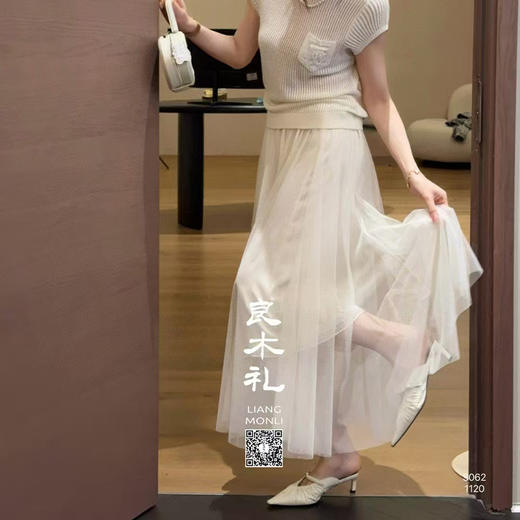 【预售7天】良木礼夏季纱感长裙（1120） 商品图0