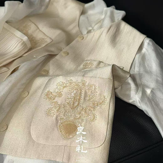 良木礼高级感亮片马甲坎肩（S006） 商品图7