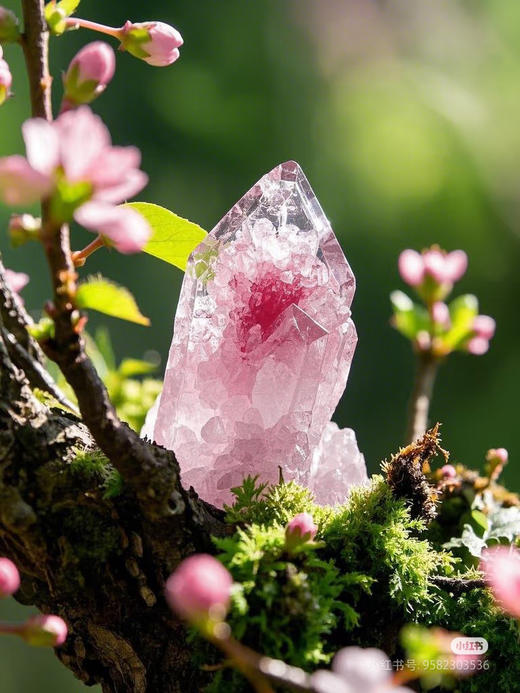 春日桃花把一场樱花雨绕在腕间新中式粉晶石猫爪手链 商品图7