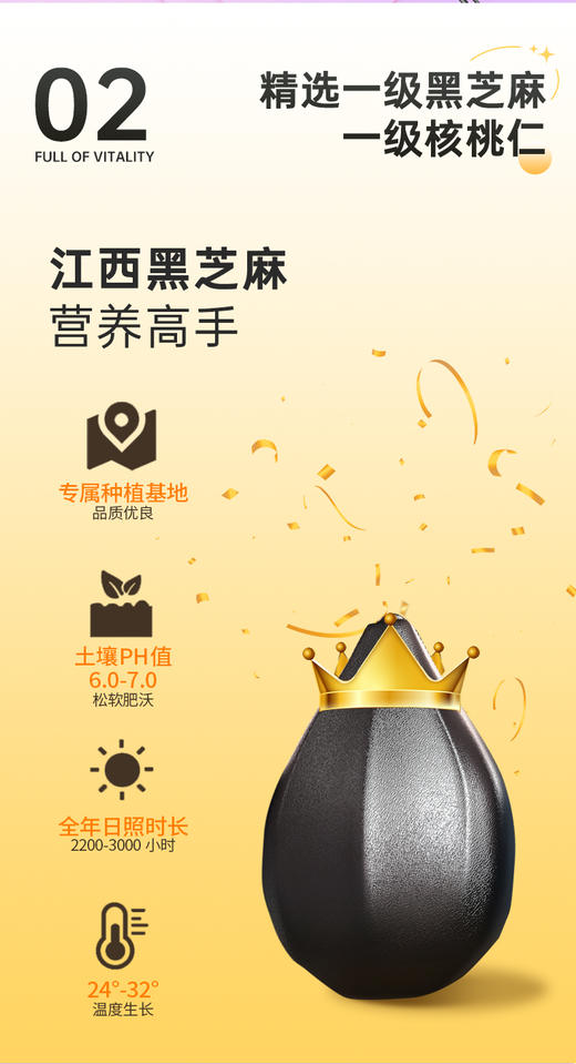 爆款-桑葚芝麻丸+五黑芝麻丸组合6罐装 商品图7