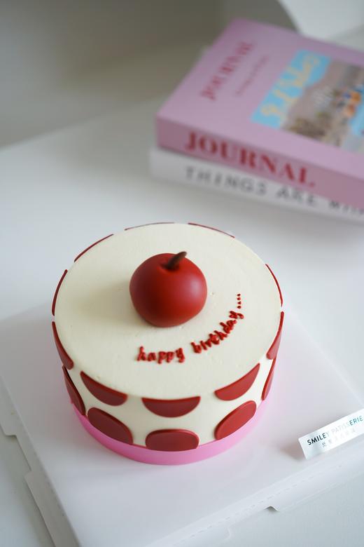 手绘奶油蛋糕 | 鲜果原味奶油 - 小苹果 商品图0