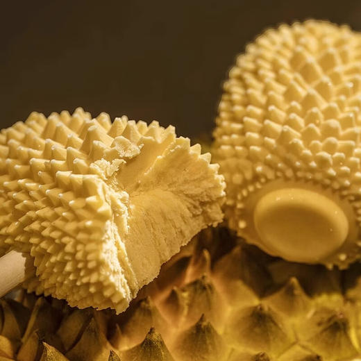 普啦啦榴莲锤子榴莲果肉雪糕65g/130275 口感绵密丝滑甜的恰到好处 商品图1