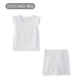 【夏季薄款套装】zhuoer baby宝宝夏天背心套装透气清凉家居服幼儿分体式衣服