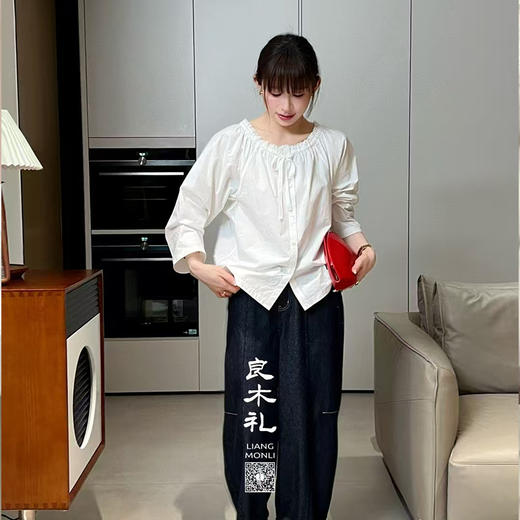 良木礼新中式宽松衬衫（2996） 商品图1