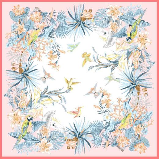 春夏款桑蚕丝丝巾女真丝小丝巾方巾53领巾时尚装饰头巾包发带百搭丝巾夏季配饰新款爆款 商品图8