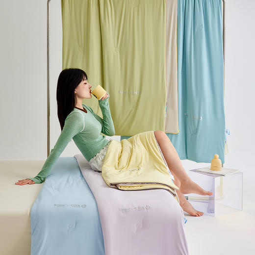 【凉感值高达0.36】A类裸睡级凉感兰精莱赛尔天丝夏被 丝滑凉爽夏凉被 商品图1