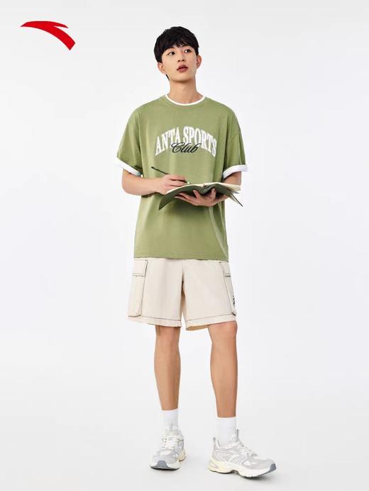 安踏冰肤T | 短袖男女t恤夏季新款抗菌男上衣针织衫152438110 商品图1