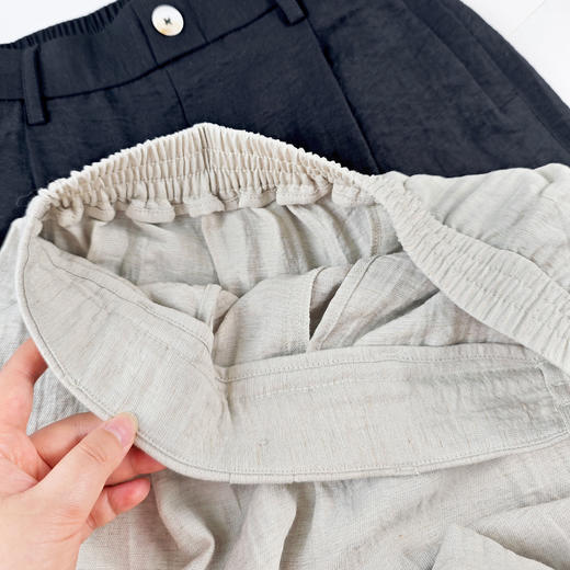 热卖！清凉显瘦！DANMO旦茉 麻小姐棉麻裤阔腿裤 吸湿透气  柔软透舒适 显高显瘦 5色可选 商品图9