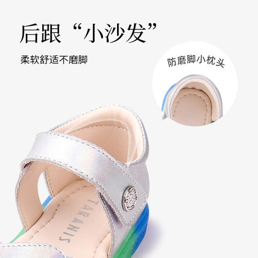 泰兰尼斯夏季新款镂空透气儿童鞋子凉鞋T05X1B0603 商品图4