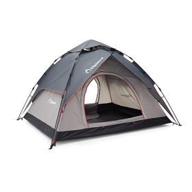 外交官自动帐篷-黑配灰-大号（3-4人）DFJ-101