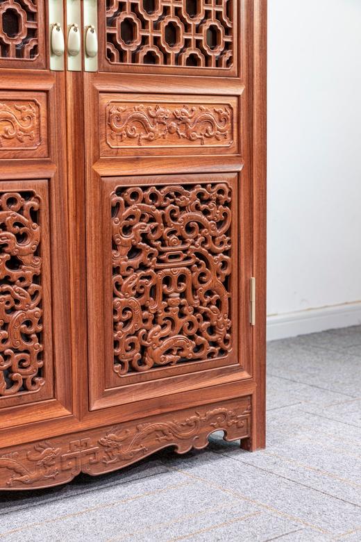 红桥红  家具严选  缅甸花梨（大果紫檀）【106 佳士得清风明韵 方角柜】 商品图5