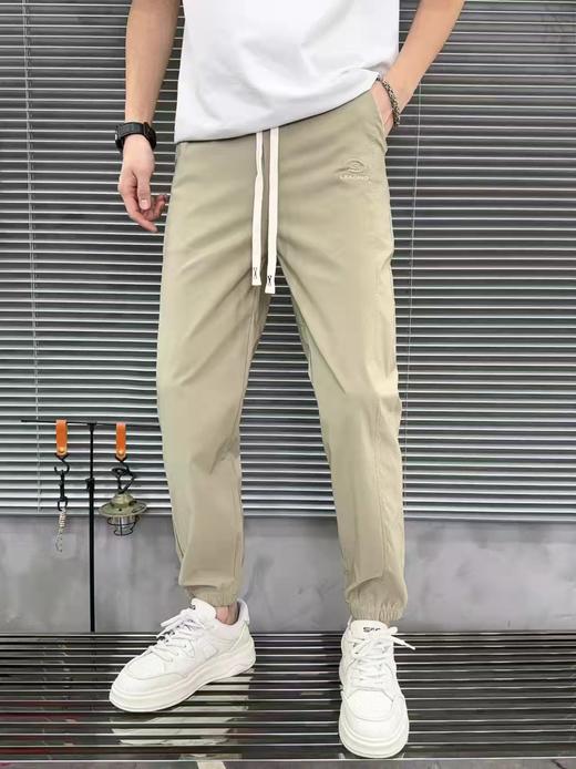 9815卡其松紧裤 商品图0