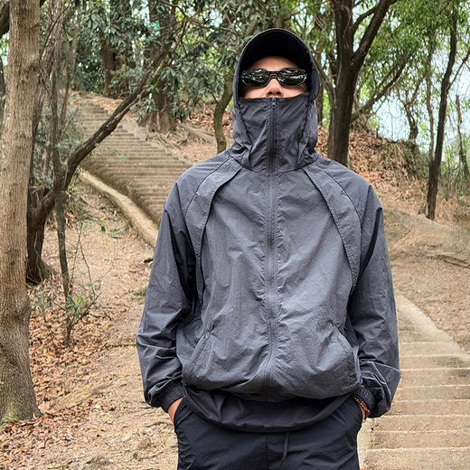 【下单赠送口罩】NICE SELF 2025春夏情侣款山影・防晒套装2.0 防晒衣+工装长裤 UPF50+ 轻盈透气 3色可选 商品图8