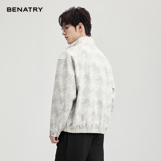 贝纳川印花立领茄克ECF100003 商品图4