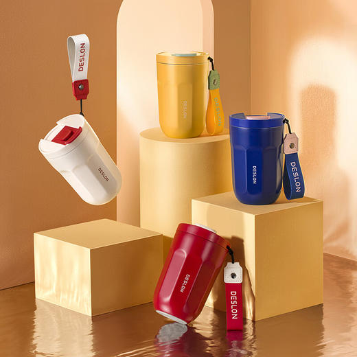 墨丘利咖啡杯-深釉红10402DSKFB-400RD 400ml 商品图0