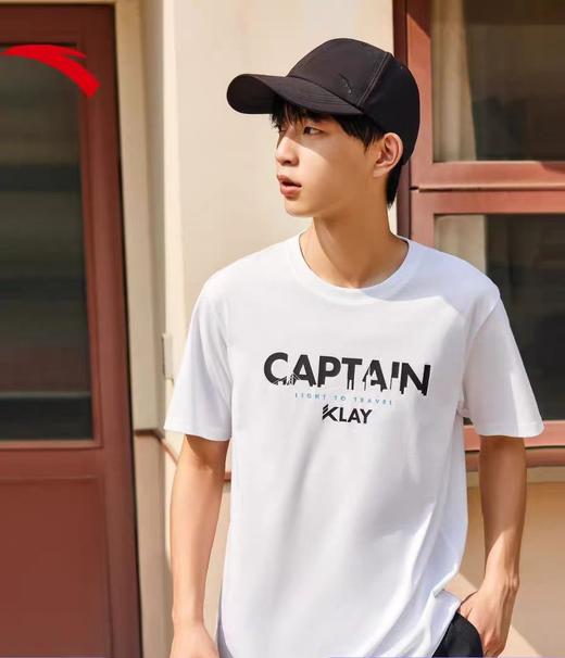 安踏吸湿透气篮球短袖t恤男新款运动针织衫上衣152421143 商品图0