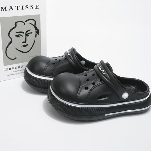 潮人夏日必备 | FIDODIDO(七喜小子)  夏季女款厚底洞洞鞋 防滑eva材质鞋子 3色入 商品图5