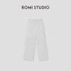 ROMI STUDIO“清新自在”经典全棉松紧腰系带直筒休闲裤RW24WXH1214 商品缩略图0