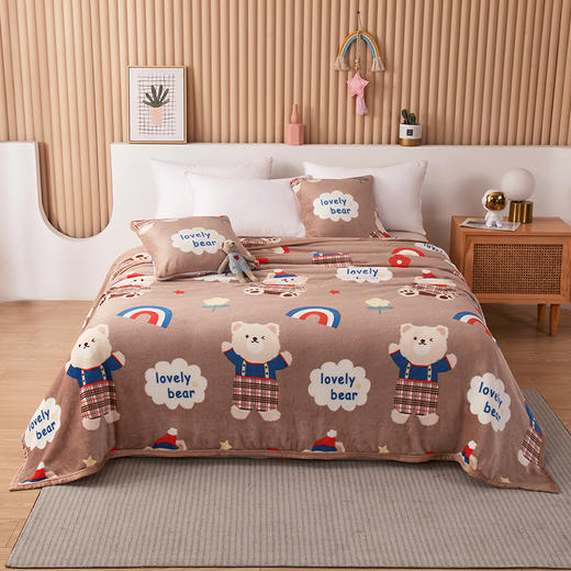 快乐时光法兰绒毯BYTZ615-150 商品图0