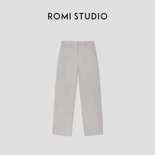 ROMI STUDIO“简约优雅”棉质微弹九分休闲裤RW24WXH1338 商品图4