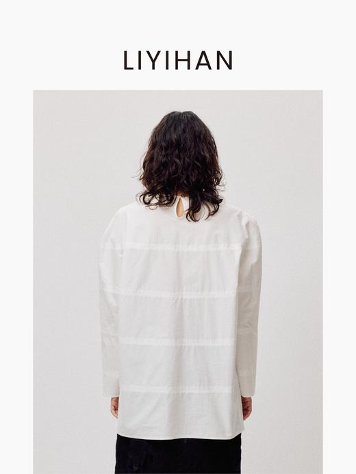 LIYIHAN清月鹊 | 25春纯棉分割结构衬衫料上衣小众设计衬衫时尚感 商品图3