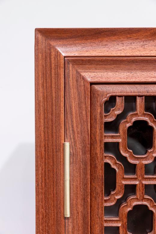 红桥红  家具严选  缅甸花梨（大果紫檀）【106 佳士得清风明韵 方角柜】 商品图2