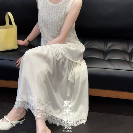 【现货】良木礼蕾丝镂空连衣裙(1196) 商品图1