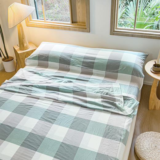 【水洗棉酒店隔脏睡袋】新款旅行双人床单被套罩 便携一体式旅睡宝 国庆国庆出行 商品图11