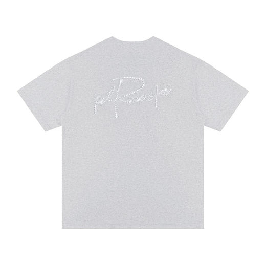 FDR官方店 闪光手写字钉珠短袖T恤男女夏季潮牌宽松情侣体恤上衣 商品图7