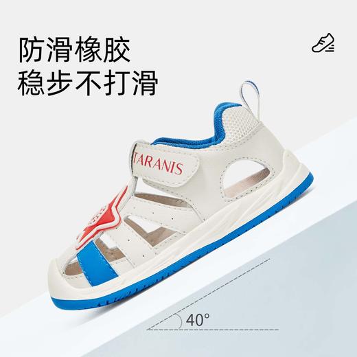 泰兰尼斯2024夏季新款儿童鞋学步鞋男宝宝包头防踢机能鞋女童凉鞋T07T4B3825 商品图5