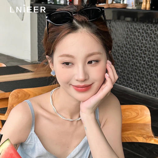 春夏必入Baby蓝四叶草耳钉 美炸了 商品图4