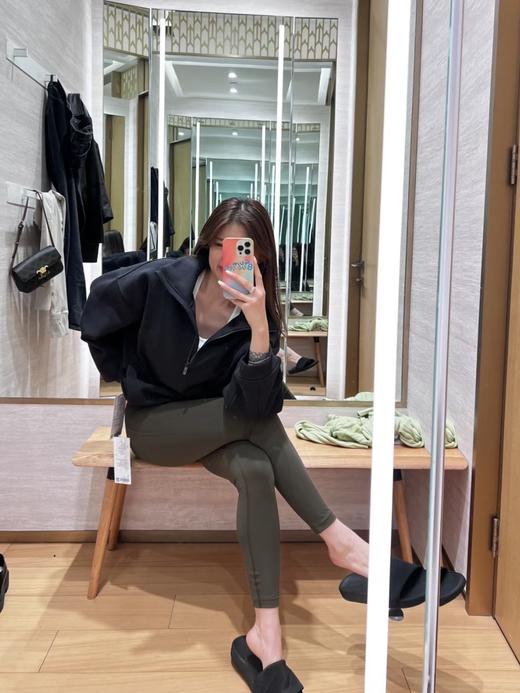 lulu后腿标瑜伽运动休闲紧身打底裤   裸感打底裤 商品图3