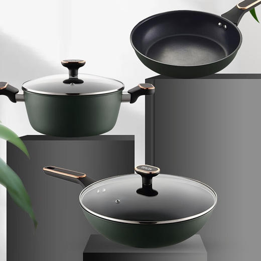 朗逸精铁不粘锅三件套DFS-TZ151B 商品图0