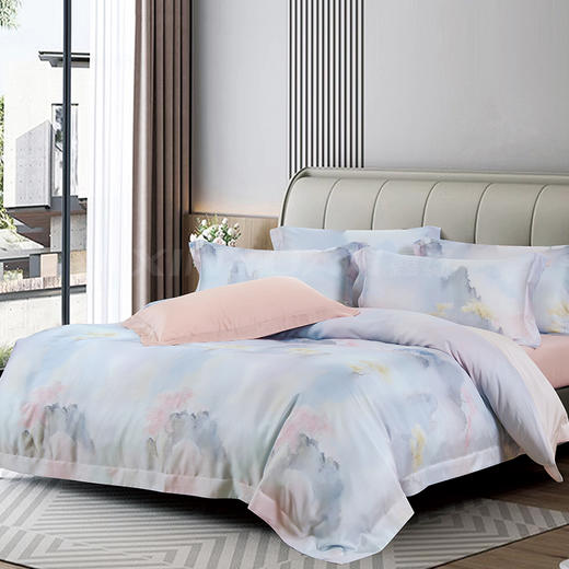 鑫缘 玉精纤维印花四件套 DXD0418-20 商品图2