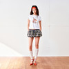 NUTH云感格子蓬蓬花苞裙短裙mini裙裤女（带安全裤） 商品缩略图0