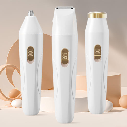 【一机多用！多头剃毛器】多功能女士剃毛器刮毛刀腋下脱毛器修眉刀电动鼻毛器剃须刀。ry 商品图3