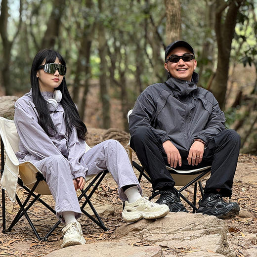 【下单赠送口罩】NICE SELF 2025春夏情侣款山影・防晒套装2.0 防晒衣+工装长裤 UPF50+ 轻盈透气 3色可选 商品图9