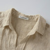 ROMI STUDIO“复古松弛”100%色织亚麻洗水做旧翻领衬衫 RWCSSY2039 商品缩略图2