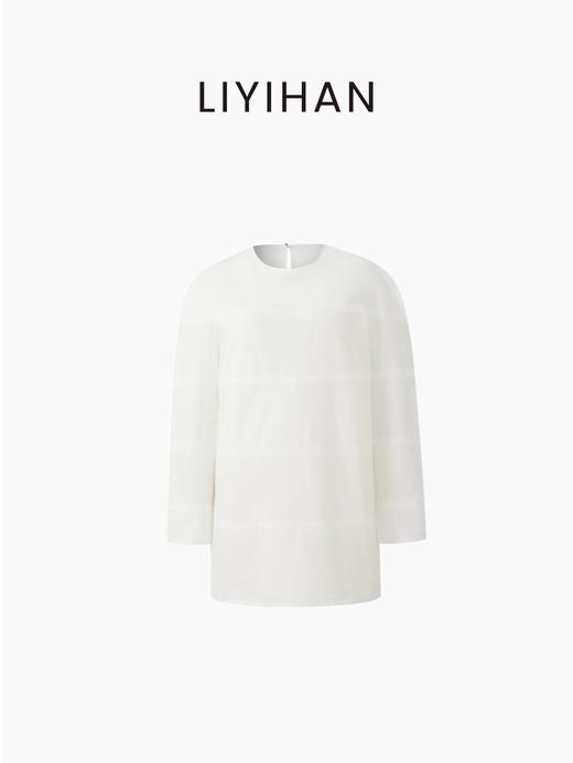 LIYIHAN清月鹊 | 25春纯棉分割结构衬衫料上衣小众设计衬衫时尚感 商品图4
