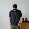 徐太浪复古磨边拼接口袋短袖T恤男夏季宽松休闲透气中袖圆领上衣 商品缩略图1