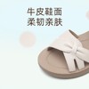 信诺真皮妈妈凉鞋女款平底2025新款夏季平底舒适软底魔术贴女鞋子5L618-39 商品缩略图1