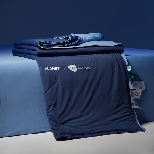 【五星级酒店同款】酣睡星球双面凉感夏被 进口伊士曼naia™️醋酸纤维吸湿透气空调被 商品图4