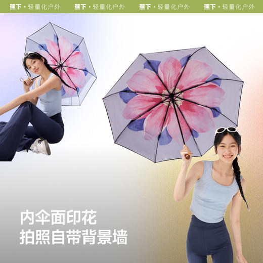 蕉下三折黑胶防晒伞BM662 商品图2