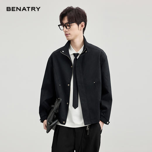 贝纳川印花立领茄克ECF100003 商品图7