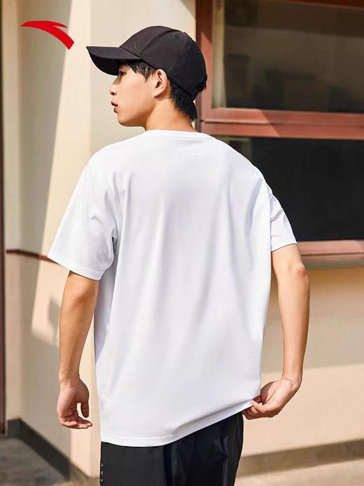 安踏吸湿透气篮球短袖t恤男新款运动针织衫上衣152421143 商品图1