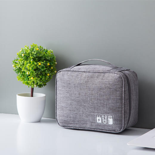 【一包出行！从容有余】阳离子数据线收纳包数码配件收纳包充电宝耳机收纳盒化妆品收纳包。ry 商品图3