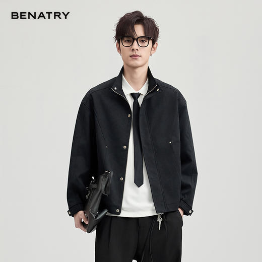 贝纳川印花立领茄克ECF100003 商品图6