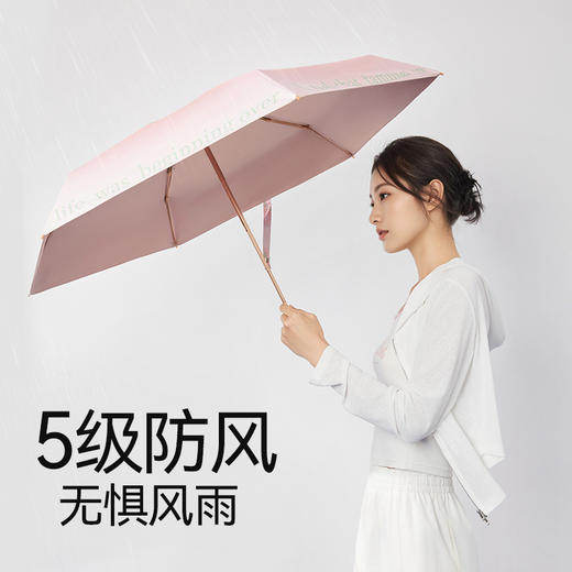 IEF/爱依服2025晴雨两用防晒UPF50+5级防风易收纳便携式雨伞DA5068- 商品图3