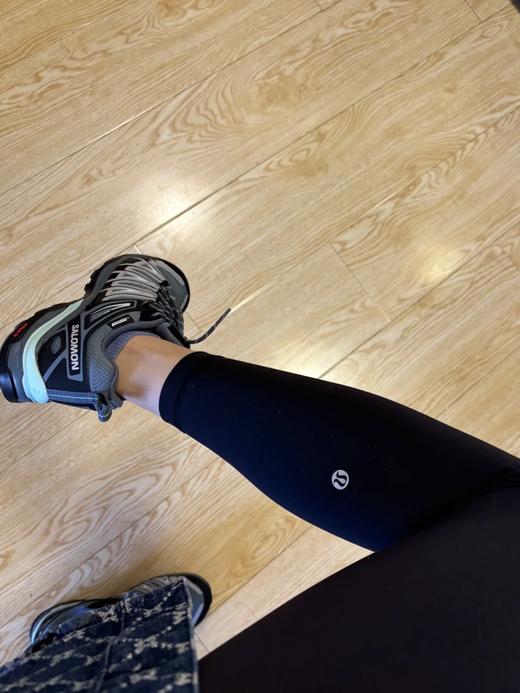 lulu后腿标瑜伽运动休闲紧身打底裤   裸感打底裤 商品图5